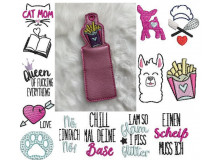 Stickserie - ITH Lippenbalsam oder USB Stick Tasche Vol. 2